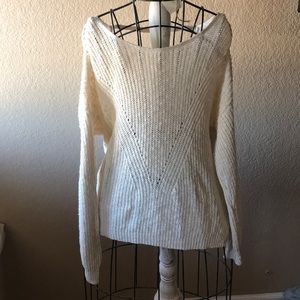 Women’s open back sweater
